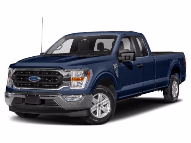 2022 Antimatter Blue Metallic Ford F-150 XLT 4X4 Truck