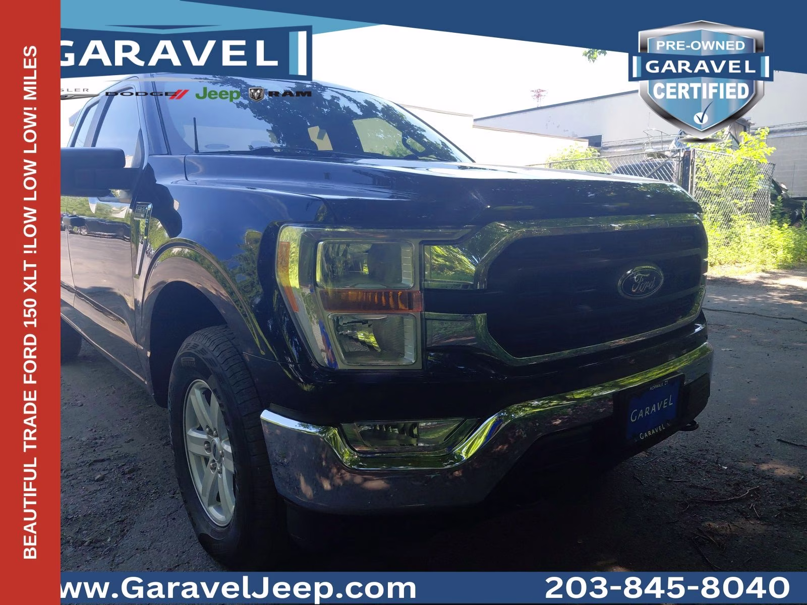 2022 Antimatter Blue Metallic Ford F-150 XLT 4X4 Truck