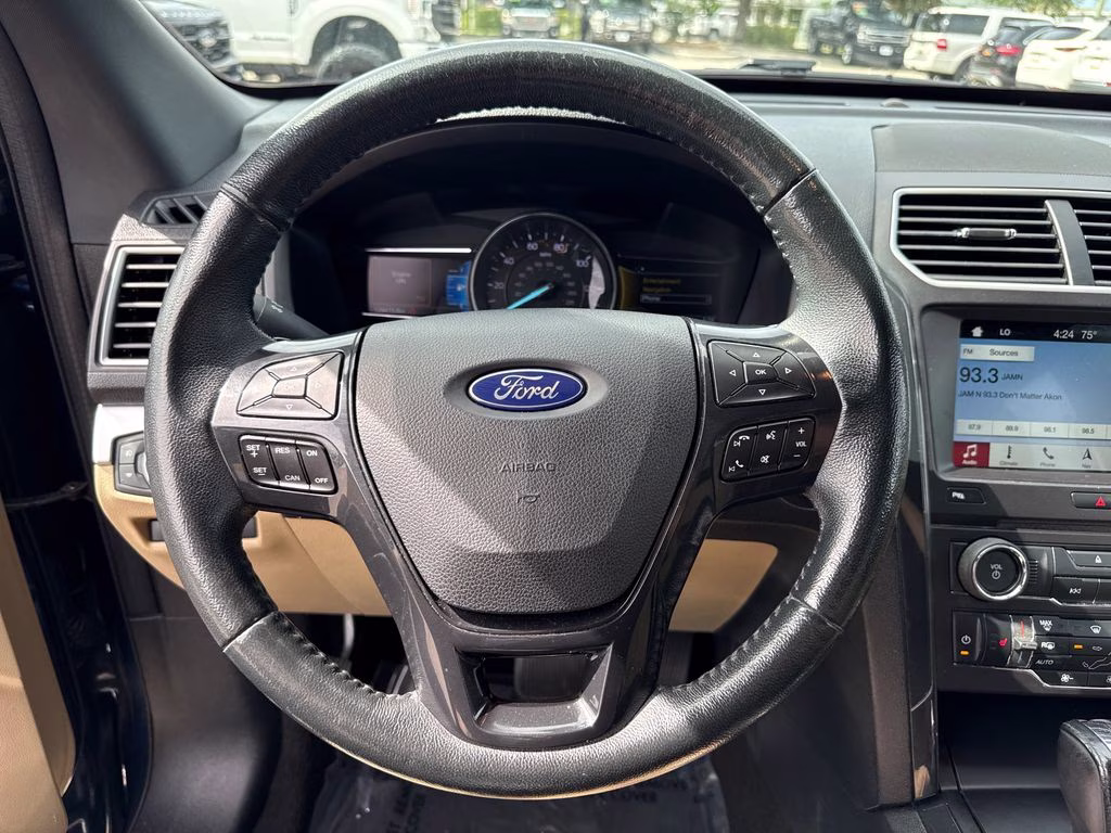 2017 Blue Jeans Metallic Ford Explorer XLT 4X4 SUV