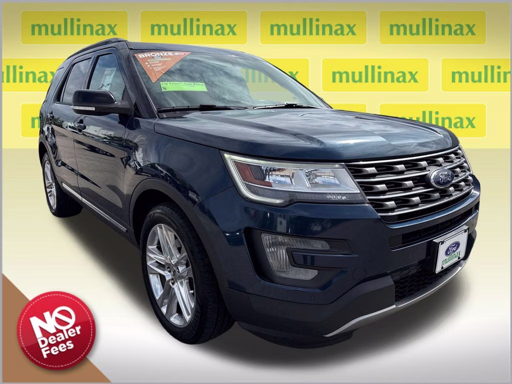 2017 Blue Jeans Metallic Ford Explorer XLT 4X4 SUV