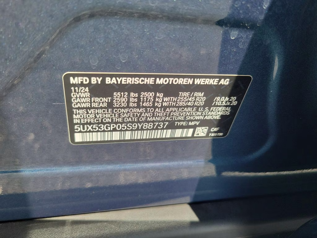 2025 Arctic Race Blue Metallic BMW X3 30 xDrive AWD SUV