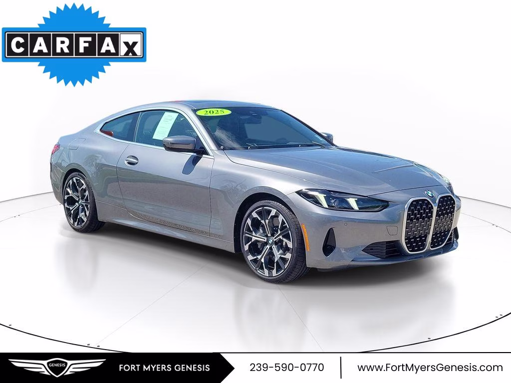 2025 Skyscraper Grey Metallic BMW 4 Series 430i RWD Coupe