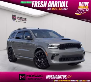 2022 Destroyer Gray Clearcoat Dodge Durango R/T Plus AWD SUV