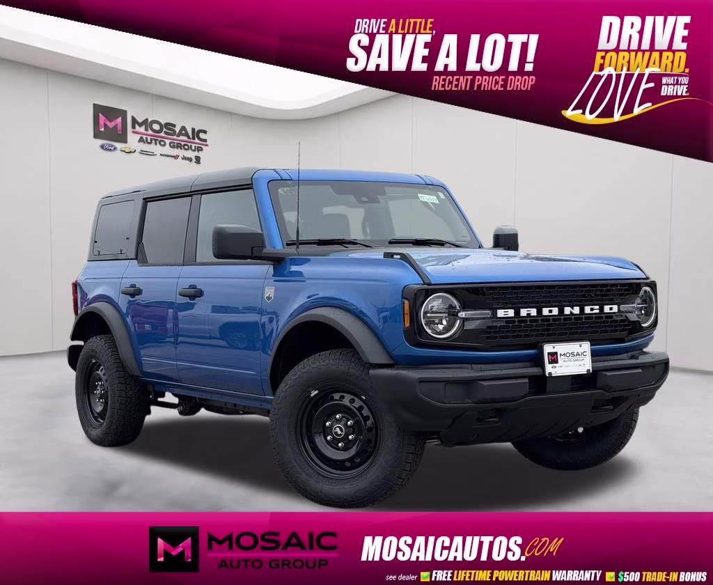 2026 Velocity Blue Metallic Ford Bronco Big Bend 4X4 SUV