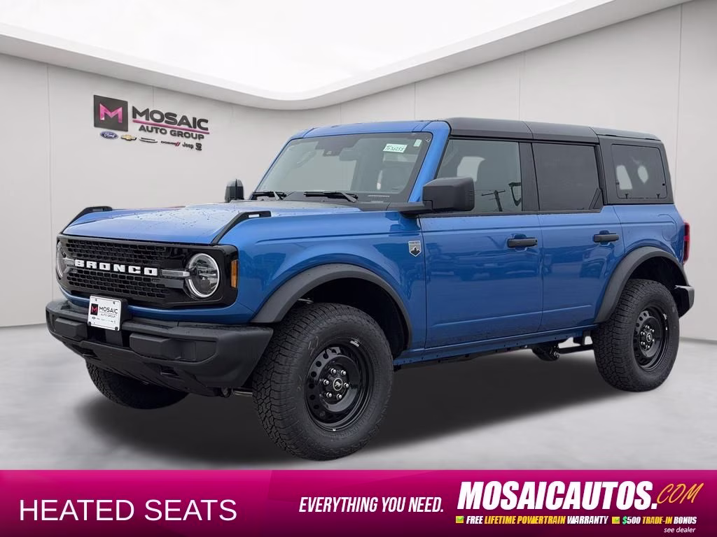 2026 Velocity Blue Metallic Ford Bronco Big Bend 4X4 SUV