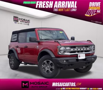 2023 Hot Pepper Red Metallic Tinted Clearcoat Ford Bronco Big Bend 4X4 SUV