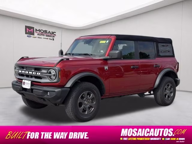 2023 Hot Pepper Red Metallic Tinted Clearcoat Ford Bronco Big Bend 4X4 SUV