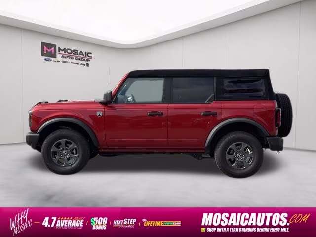 2023 Hot Pepper Red Metallic Tinted Clearcoat Ford Bronco Big Bend 4X4 SUV