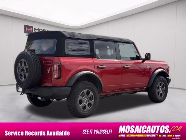 2023 Hot Pepper Red Metallic Tinted Clearcoat Ford Bronco Big Bend 4X4 SUV