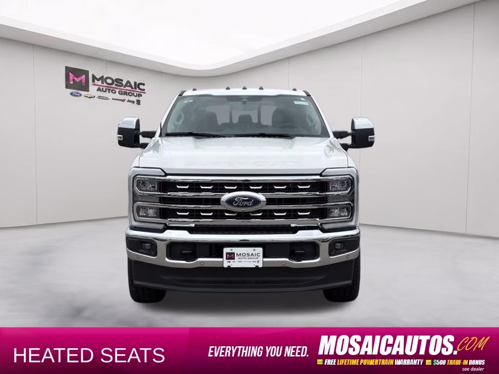 2026 Star White Metallic Tri-Coat Ford Super Duty F-350 SRW Lariat 4X4 Truck