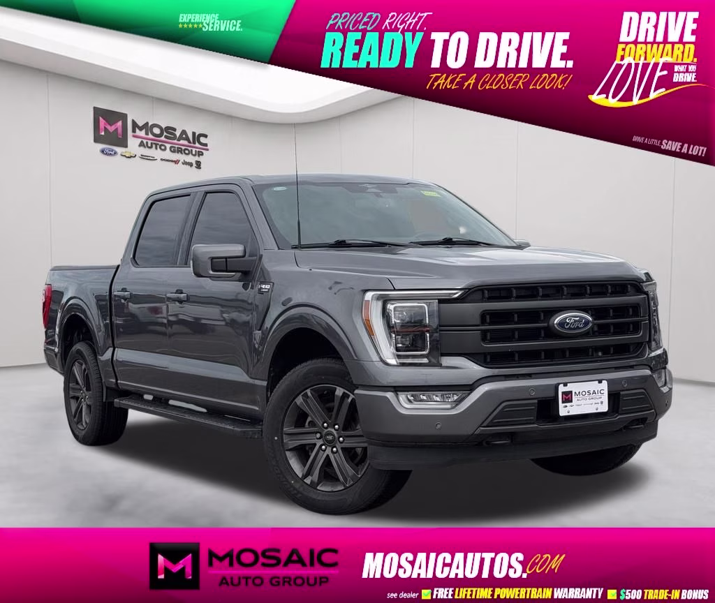 2023 Gray Ford F-150 Lariat 4X4 Truck