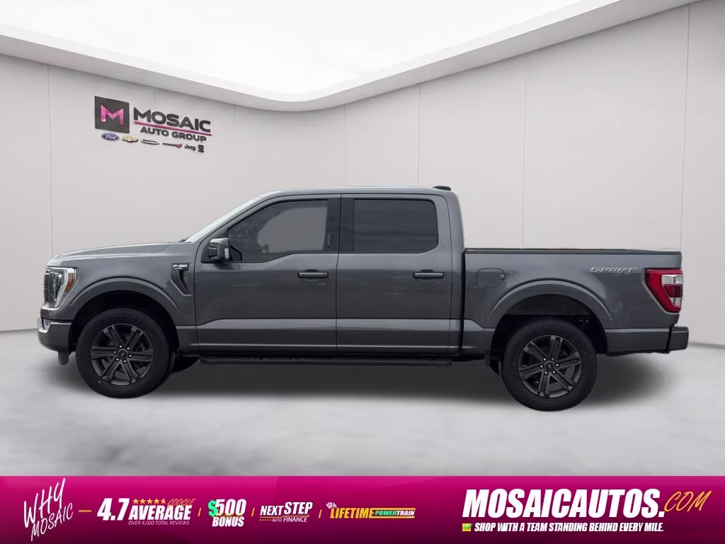 2023 Gray Ford F-150 Lariat 4X4 Truck