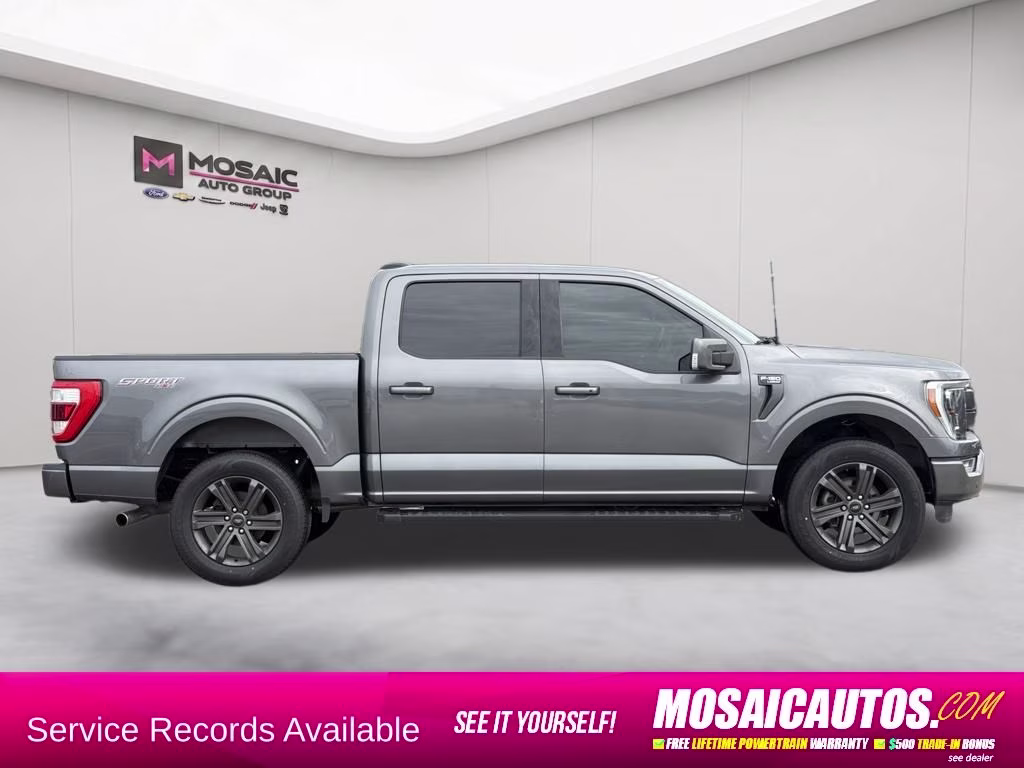 2023 Gray Ford F-150 Lariat 4X4 Truck