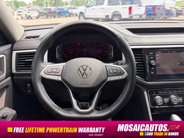 2023 White Volkswagen Atlas 3.6L V6 SEL Premium R-Line AWD SUV