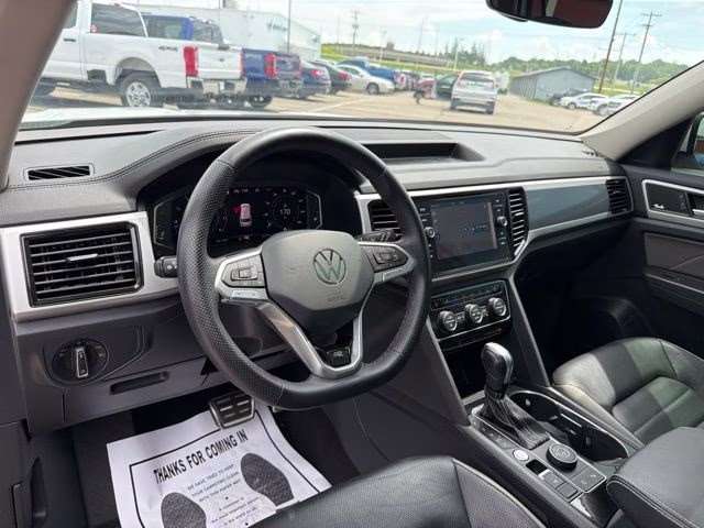 2023 White Volkswagen Atlas 3.6L V6 SEL Premium R-Line AWD SUV