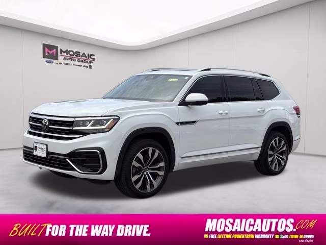 2023 White Volkswagen Atlas 3.6L V6 SEL Premium R-Line AWD SUV