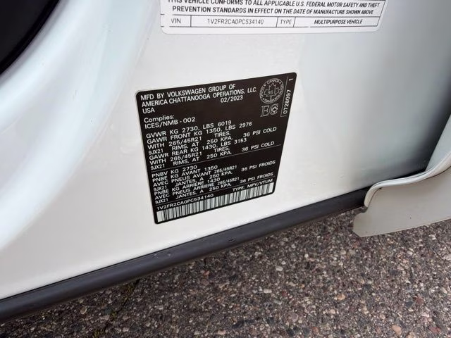 2023 White Volkswagen Atlas 3.6L V6 SEL Premium R-Line AWD SUV