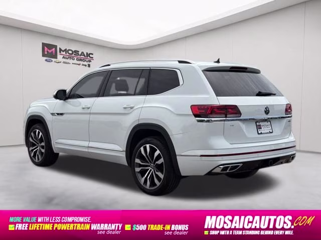 2023 White Volkswagen Atlas 3.6L V6 SEL Premium R-Line AWD SUV