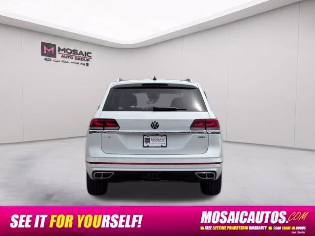 2023 White Volkswagen Atlas 3.6L V6 SEL Premium R-Line AWD SUV