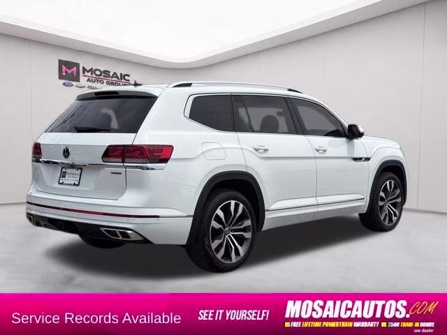 2023 White Volkswagen Atlas 3.6L V6 SEL Premium R-Line AWD SUV