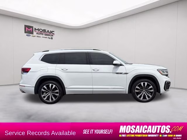 2023 White Volkswagen Atlas 3.6L V6 SEL Premium R-Line AWD SUV