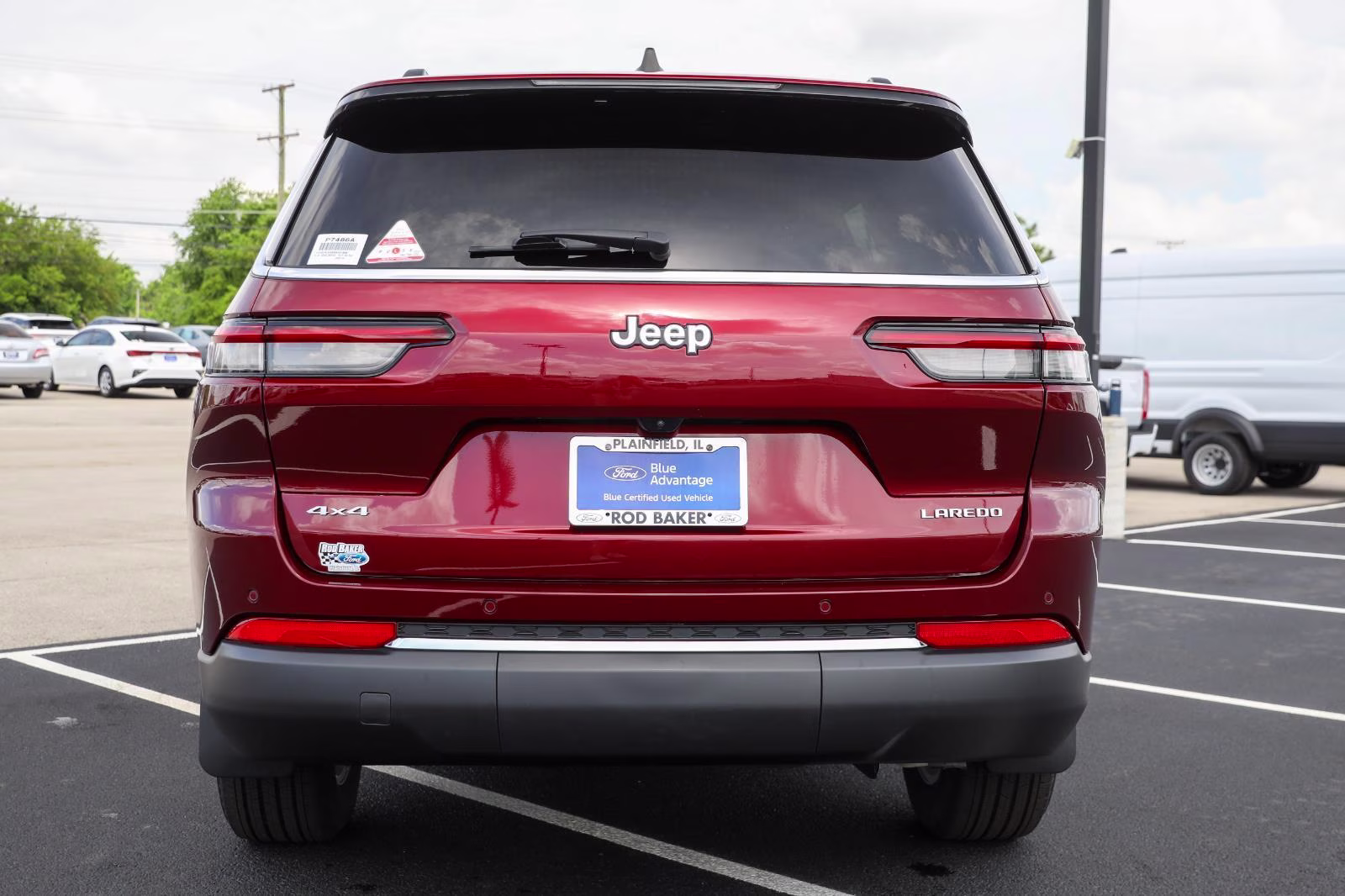2024 Velvet Red Pearlcoat Jeep Grand Cherokee L Laredo X 4X4 SUV
