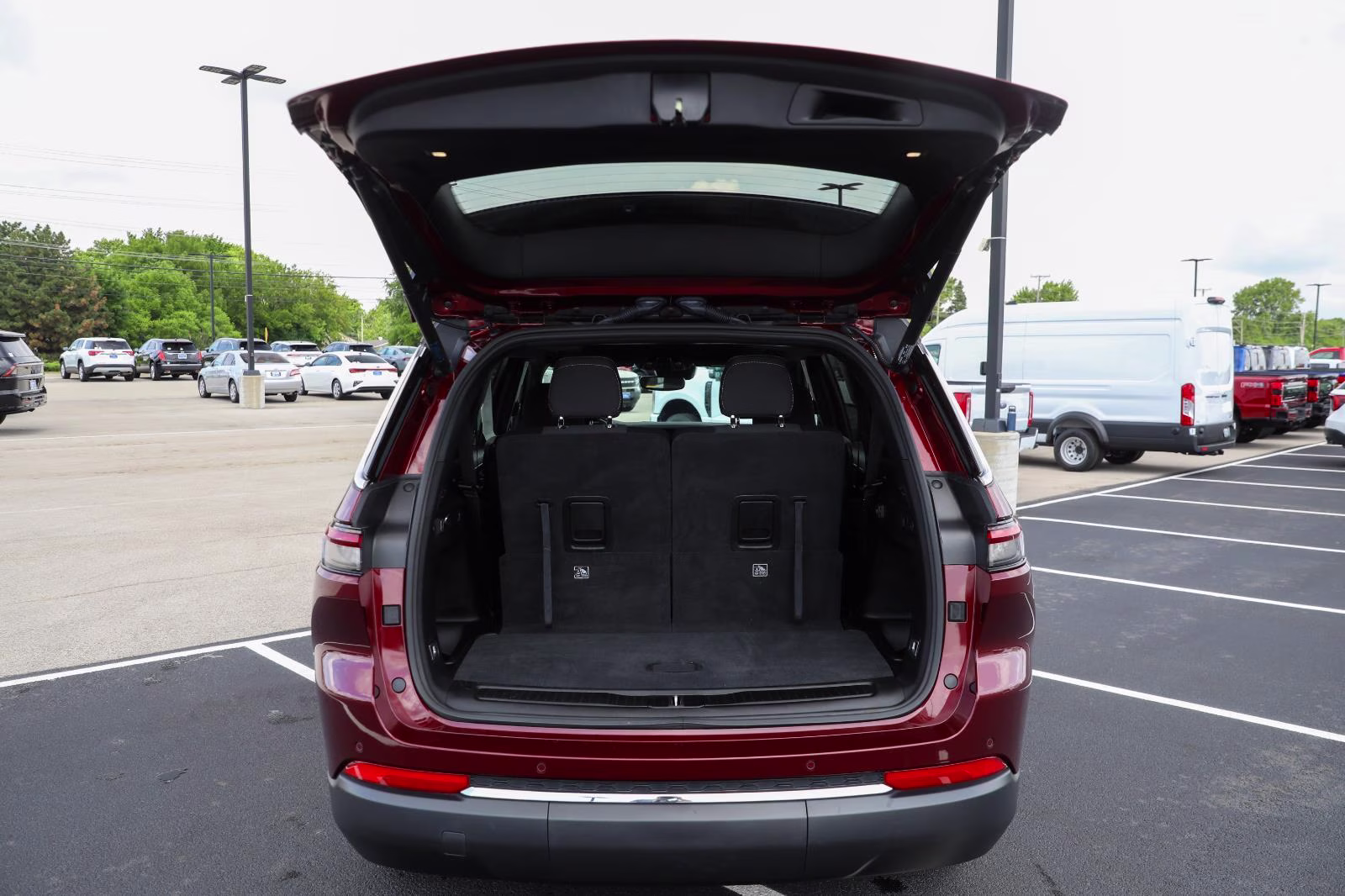 2024 Velvet Red Pearlcoat Jeep Grand Cherokee L Laredo X 4X4 SUV