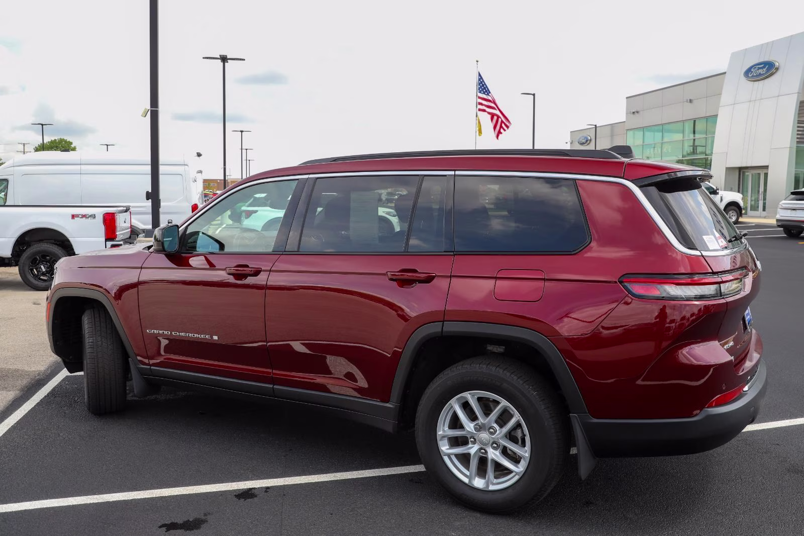 2024 Velvet Red Pearlcoat Jeep Grand Cherokee L Laredo X 4X4 SUV