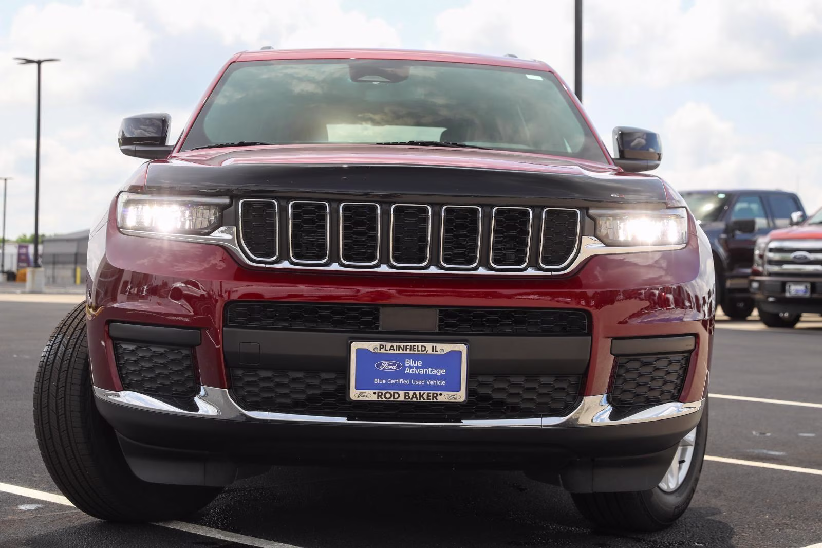 2024 Velvet Red Pearlcoat Jeep Grand Cherokee L Laredo X 4X4 SUV