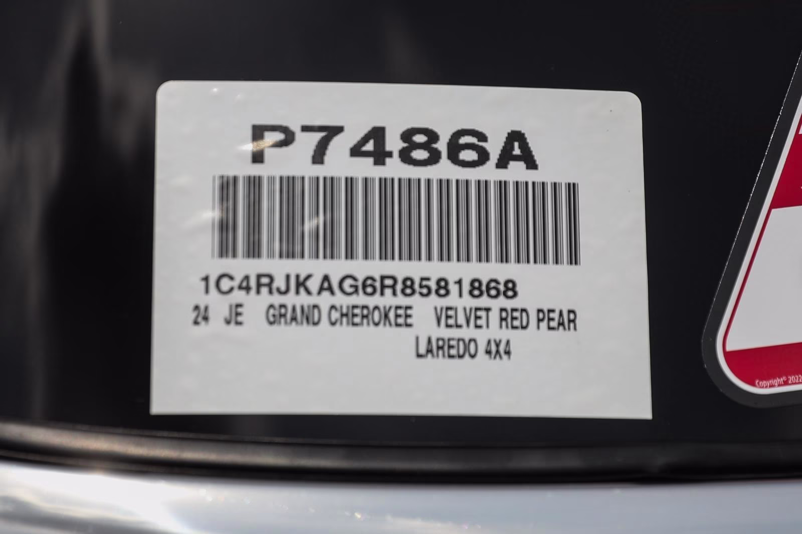 2024 Velvet Red Pearlcoat Jeep Grand Cherokee L Laredo X 4X4 SUV