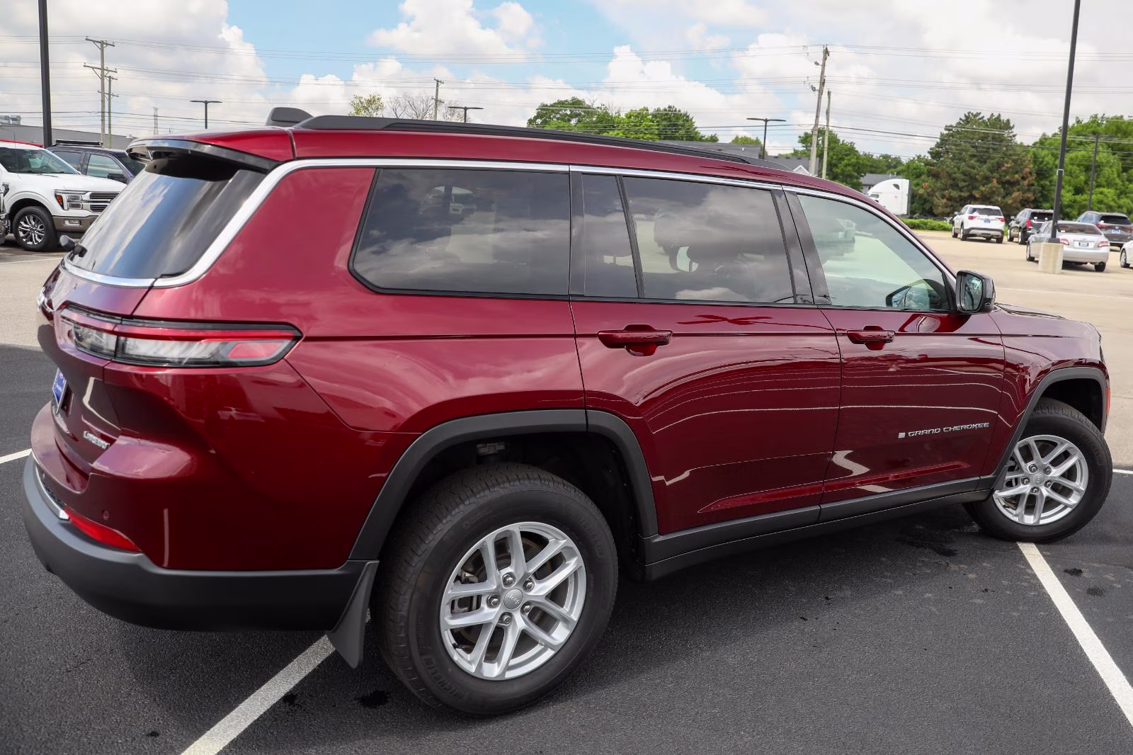 2024 Velvet Red Pearlcoat Jeep Grand Cherokee L Laredo X 4X4 SUV