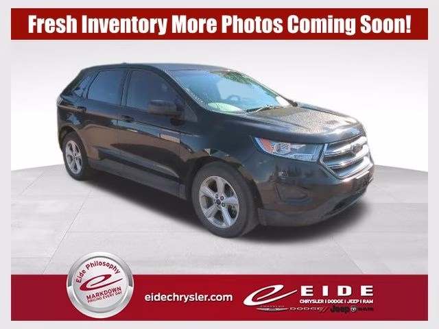 2017 Shadow Black Ford Edge SE AWD SUV
