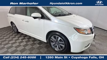 2016 White Diamond Pearl Honda Odyssey Touring FWD Van