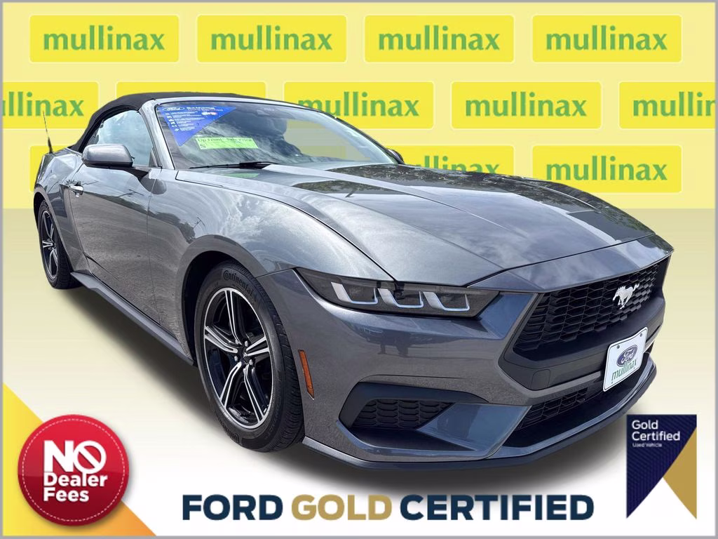 2024 Carbonized Gray Metallic Ford Mustang EcoBoost Premium RWD Convertible