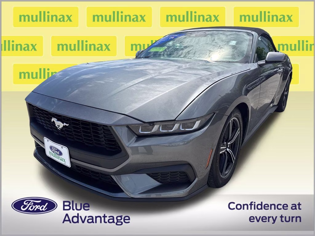 2024 Carbonized Gray Metallic Ford Mustang EcoBoost Premium RWD Convertible