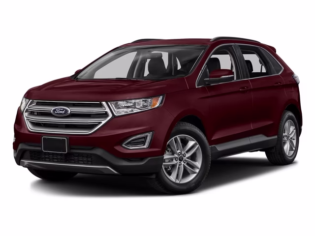2017 Burgundy Velvet Metallic Tinted Clearcoat Ford Edge SEL AWD SUV