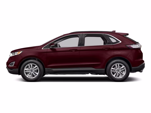 2017 Burgundy Velvet Metallic Tinted Clearcoat Ford Edge SEL AWD SUV