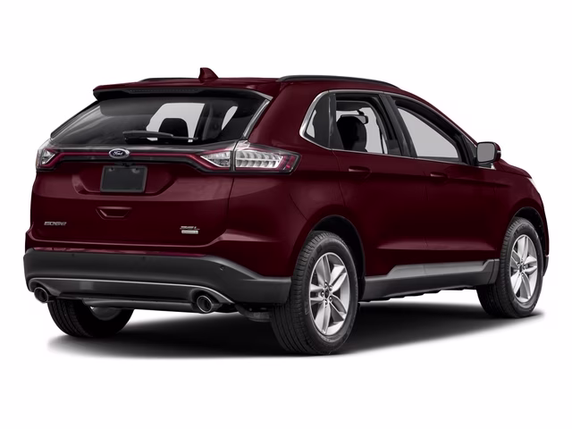 2017 Burgundy Velvet Metallic Tinted Clearcoat Ford Edge SEL AWD SUV