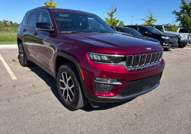 2024 Velvet Red Pearlcoat Jeep Grand Cherokee Limited 4X4 SUV