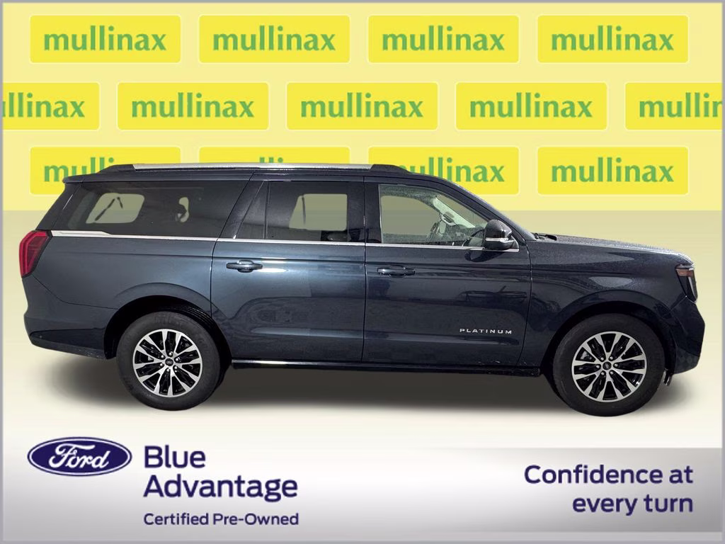 2025 Blue Metallic Ford Expedition Max Platinum 4X4 SUV