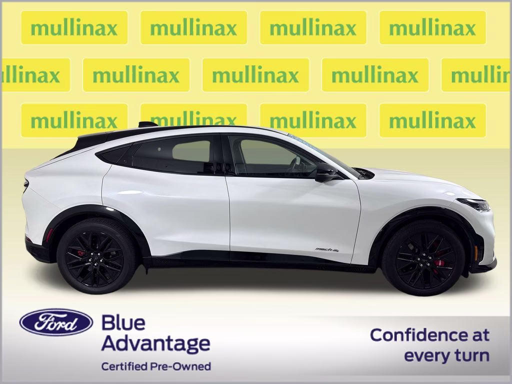 2025 White Metallic Ford Mustang Mach-E Premium AWD SUV