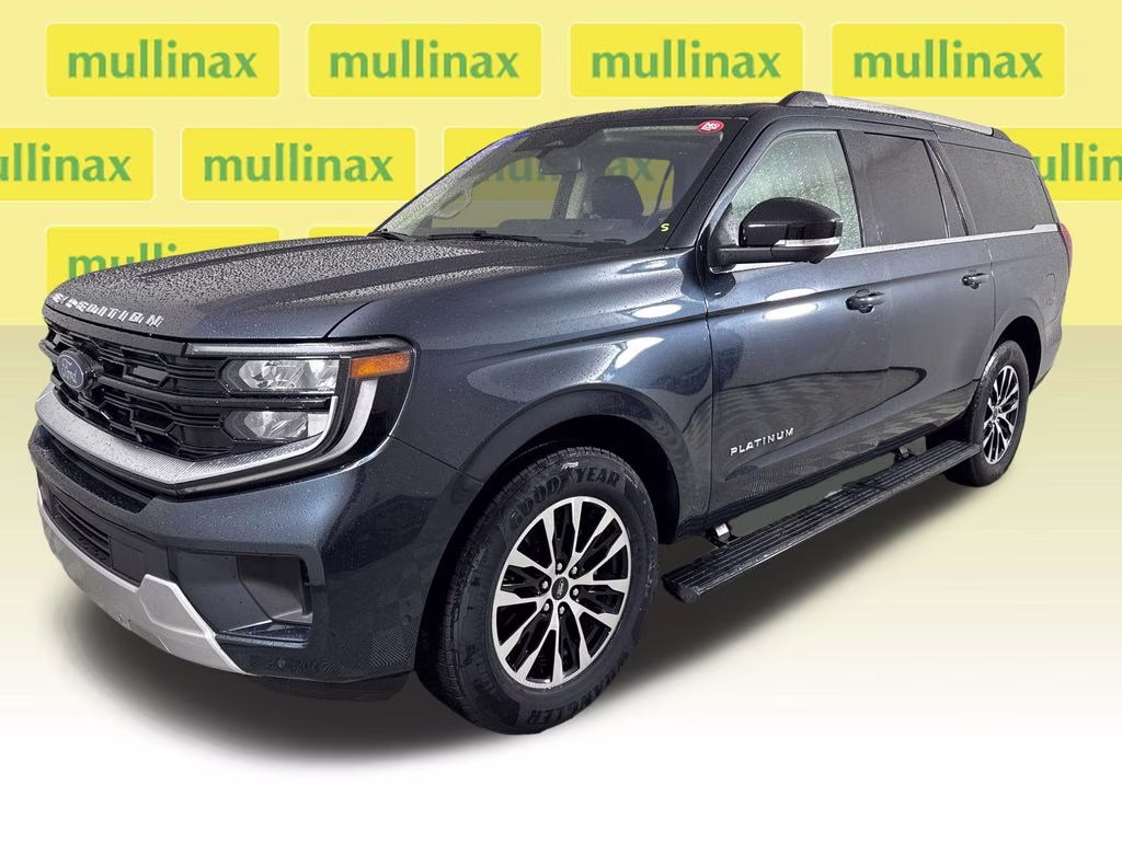 2025 Blue Metallic Ford Expedition Max Platinum 4X4 SUV