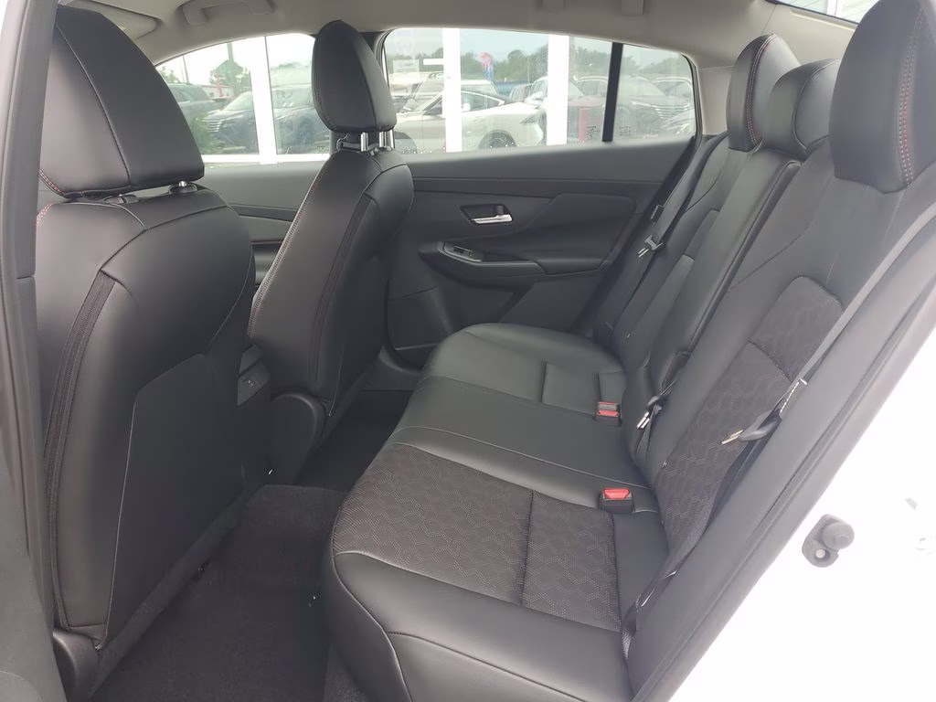 2026 Aspen White/Super Black Nissan Sentra SR FWD Sedan