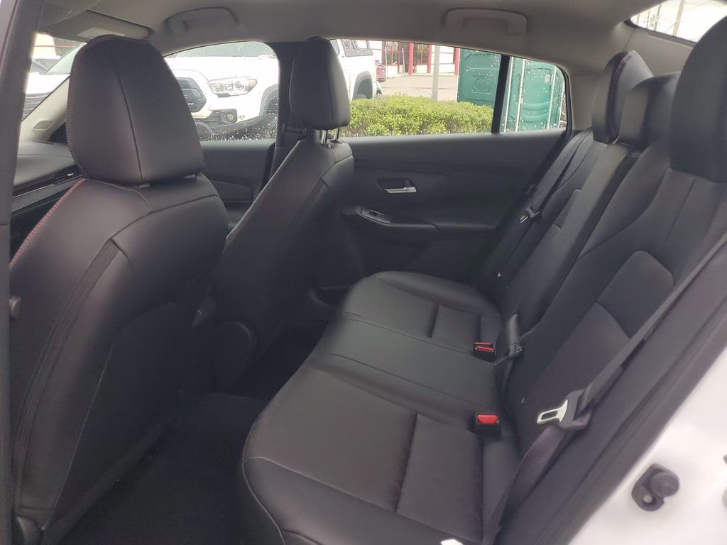 2026 Aspen White/Super Black Nissan Sentra SR FWD Sedan