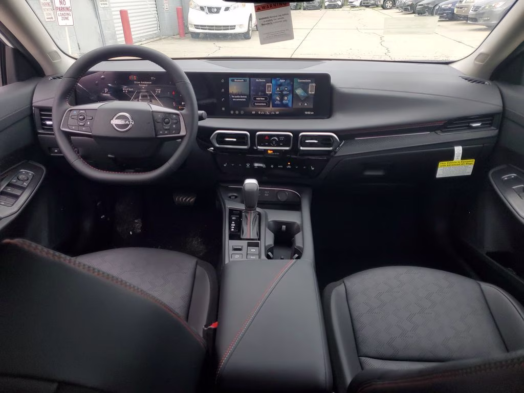 2026 Aspen White/Super Black Nissan Sentra SR FWD Sedan