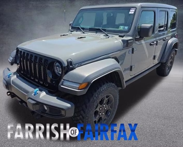 2023 Sting-Gray Clearcoat Jeep Wrangler Base 4xe 4X4 SUV