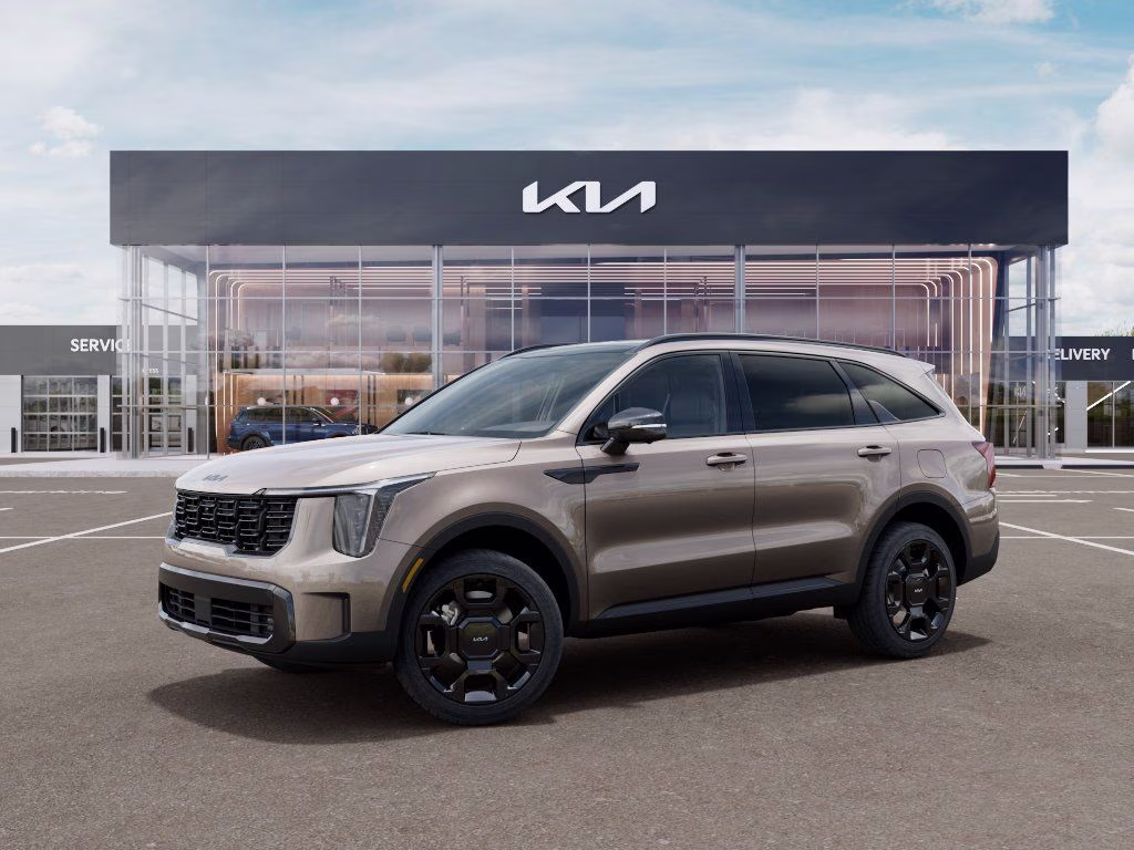 2026 Volcanic Sand Kia Sorento Hybrid X-Line SX Prestige AWD SUV