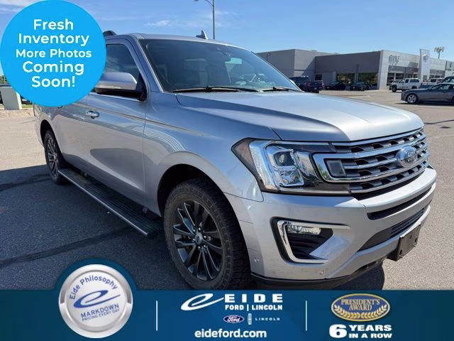 2020 Iconic Silver Metallic Ford Expedition Max Limited 4X4 SUV