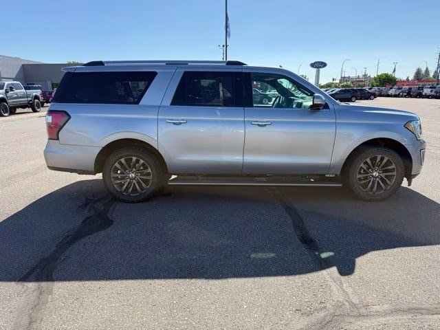 2020 Iconic Silver Metallic Ford Expedition Max Limited 4X4 SUV