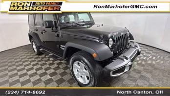 2017 Black Clearcoat Jeep Wrangler Unlimited Sport 4X4 SUV